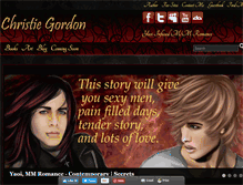 Tablet Screenshot of christiegordon.com